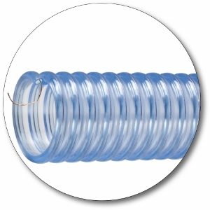 Tigerflex® WE Food Grade PVC Material Handling Hose with Grounding Wire