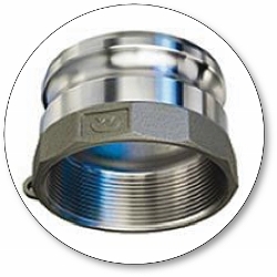 Quick-Acting Camlock Coupler - Stainless Steel SS304 Part A Male Adapter x Female NPT